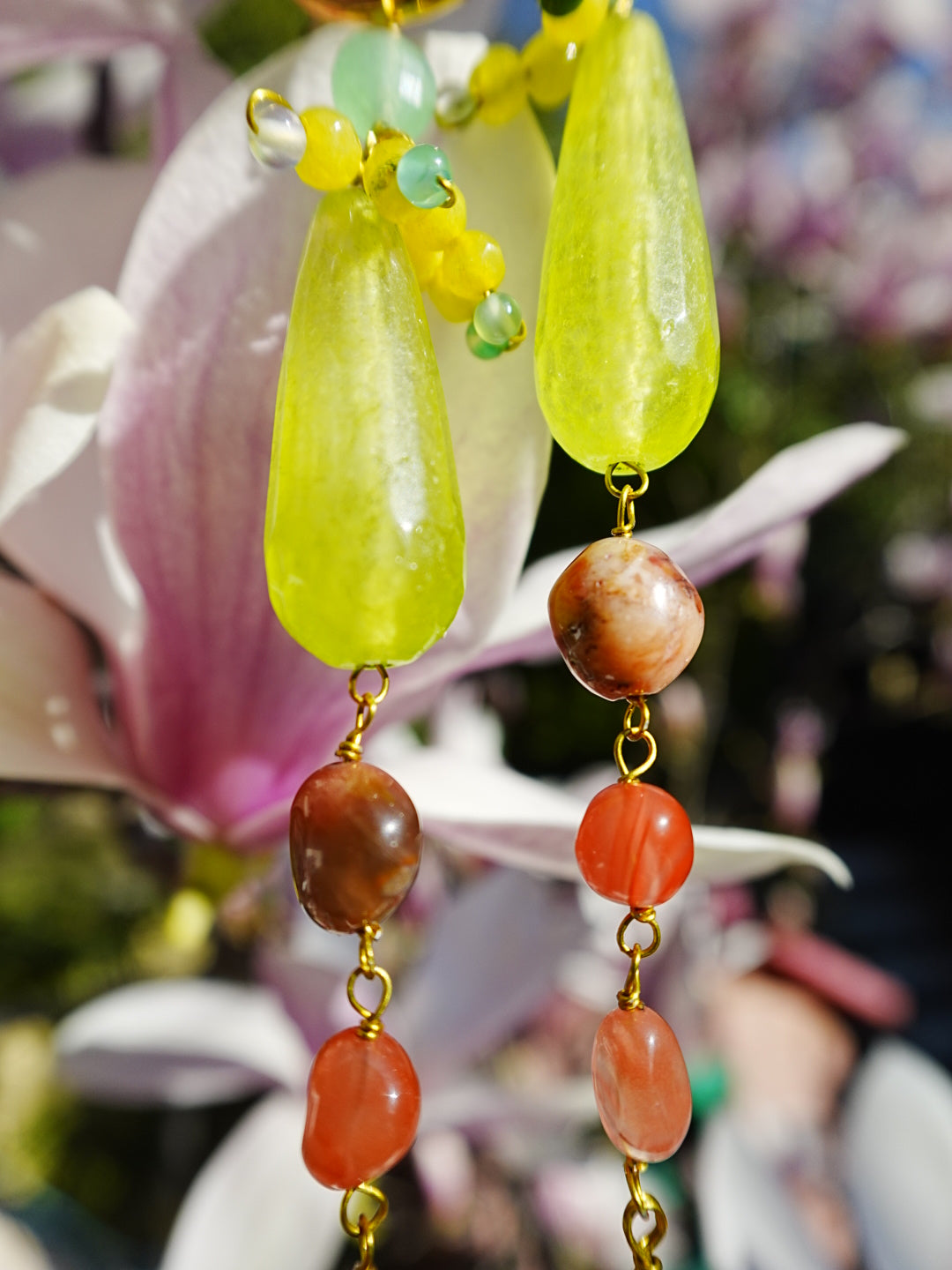 Green mist EARRINGS