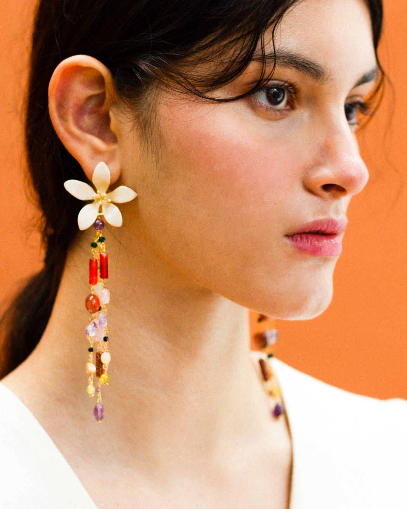 PENDIENTES Mirage de orquídea