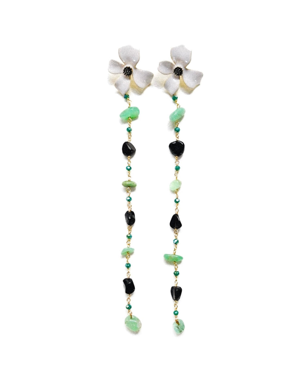 Emerald BlossomPoppy EARRINGS