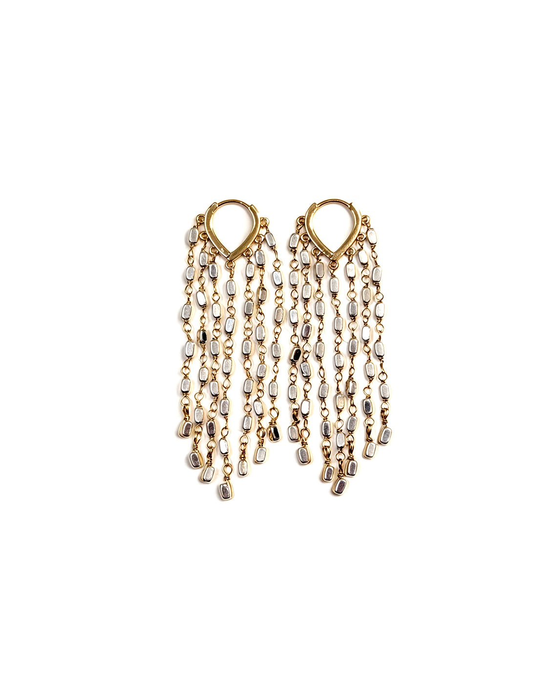 Silver rain Earrings