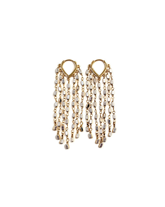 Silver rain Earrings