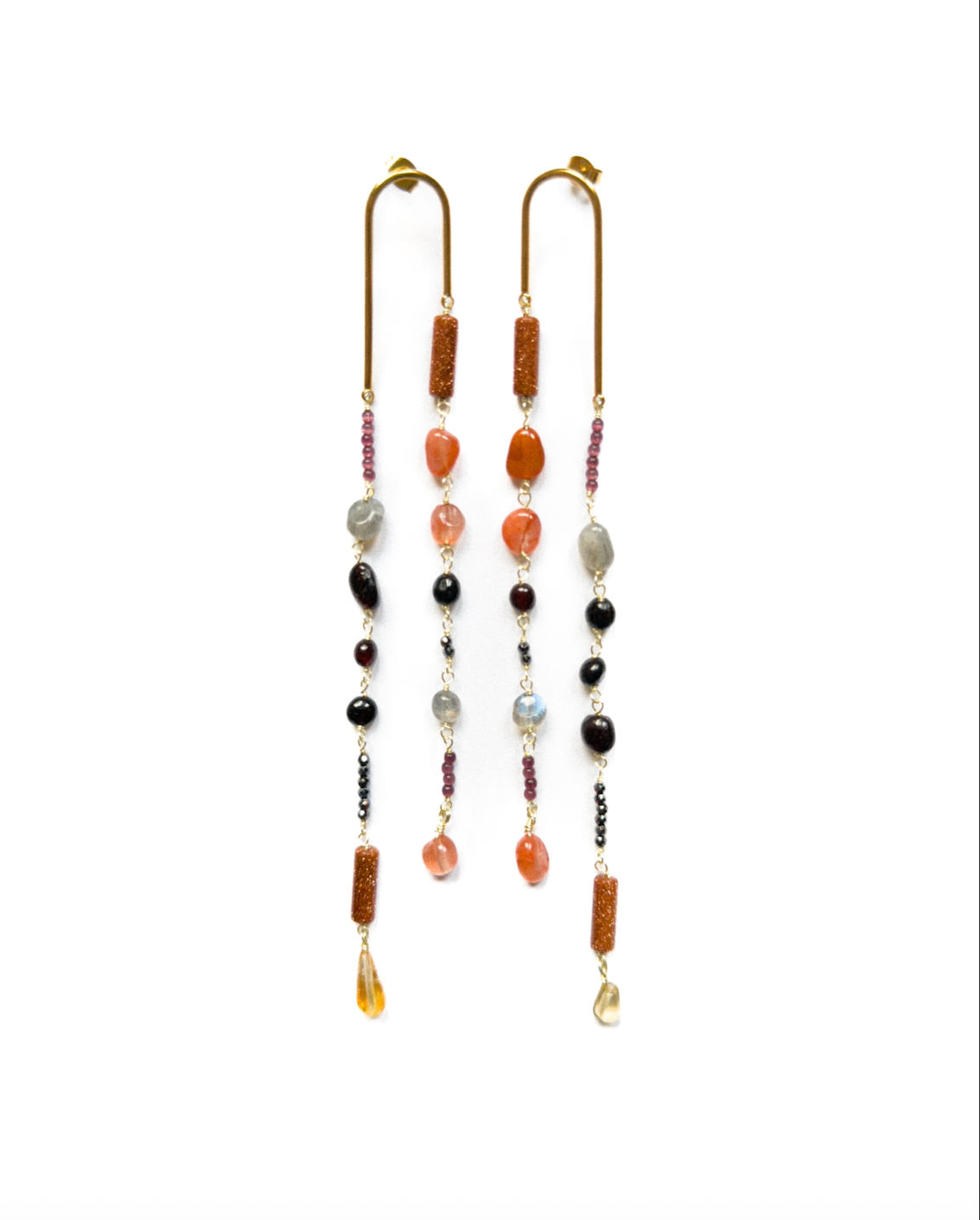 Fire Phoenix Cascade EARRINGS