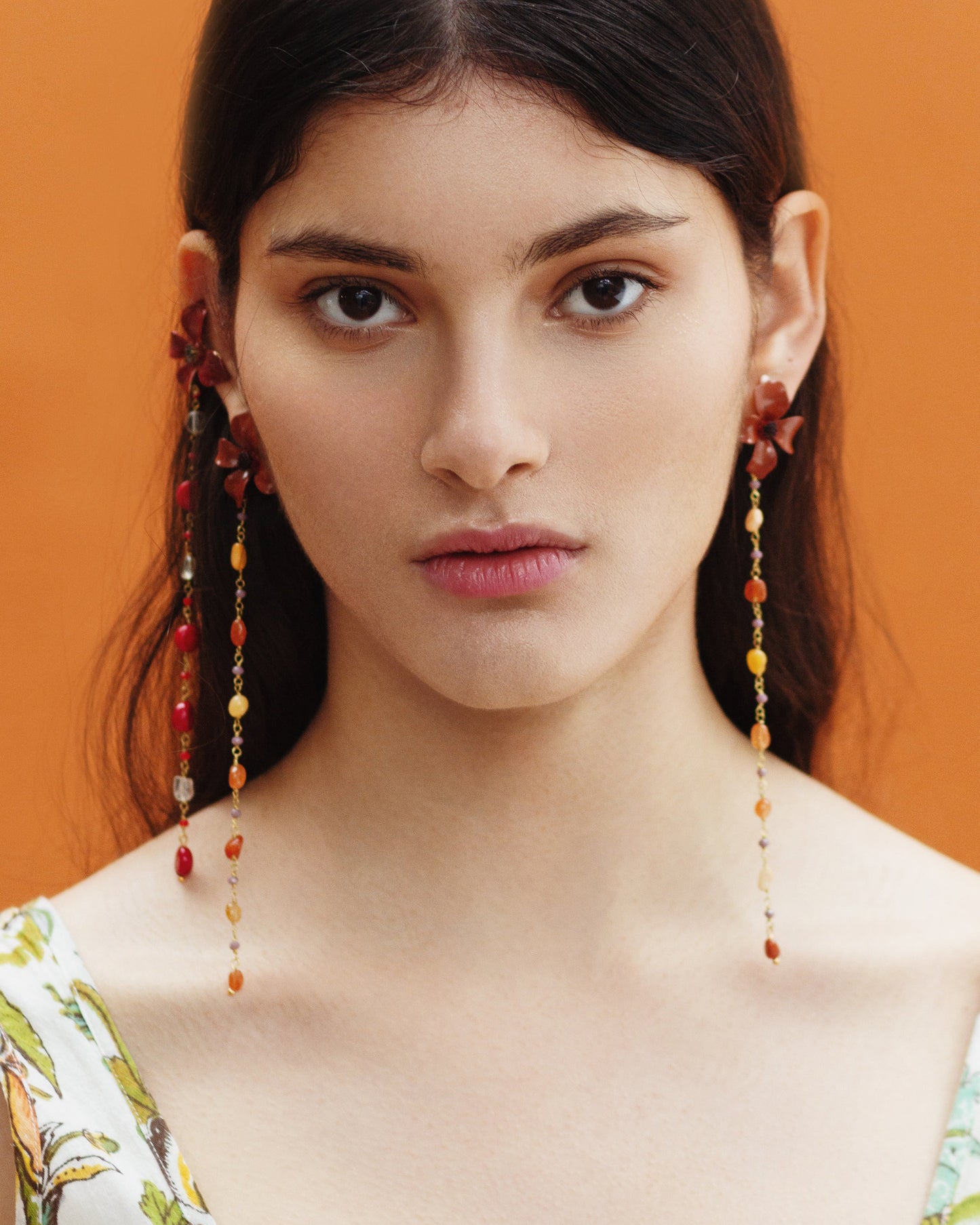 Desert Ember Poppy EARRINGS