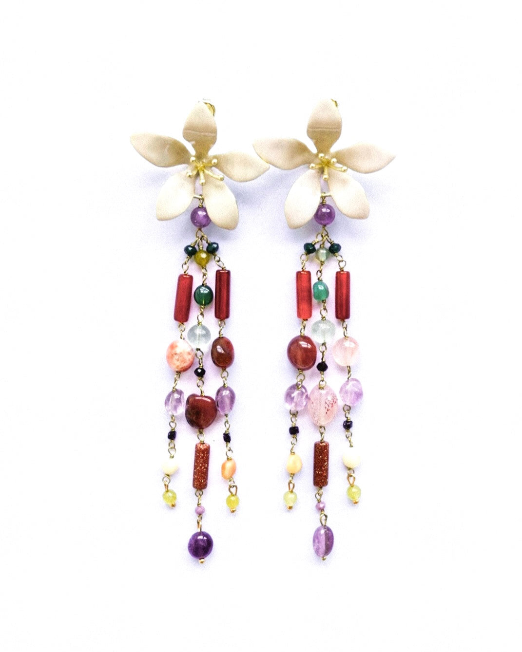 PENDIENTES Mirage de orquídea