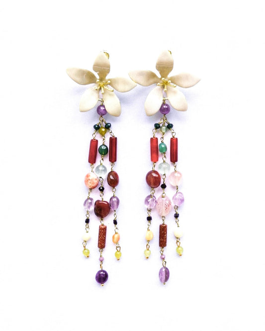 PENDIENTES Mirage de orquídea