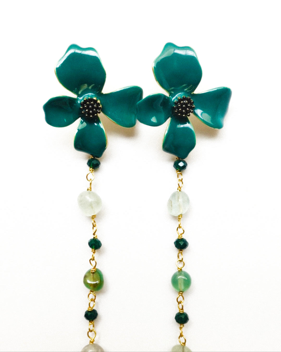 Pendientes de amapola Susurro del Bosque