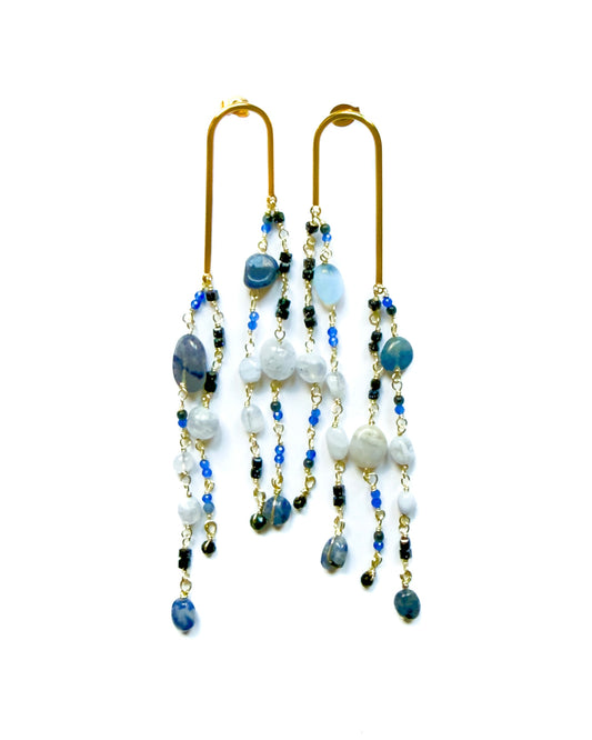 Starry Night Cascade EARRINGS