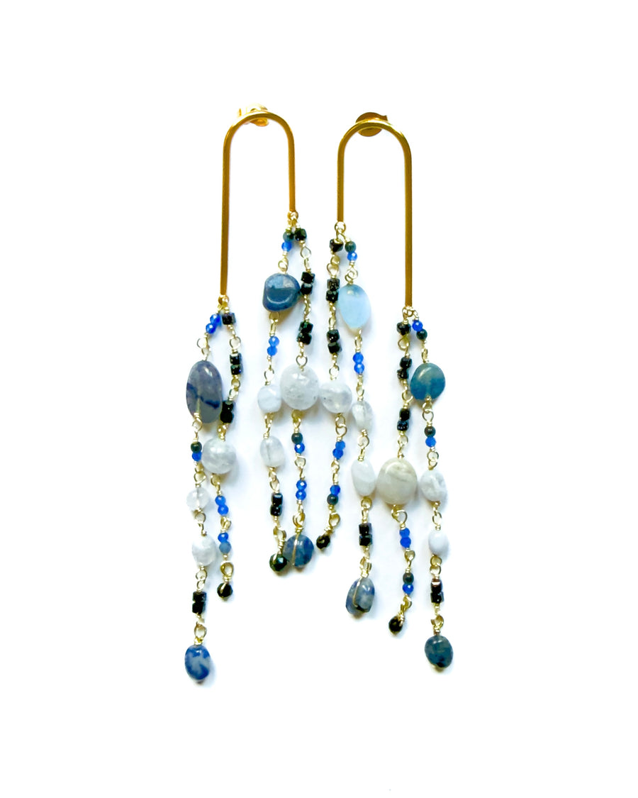 Starry Night Cascade EARRINGS