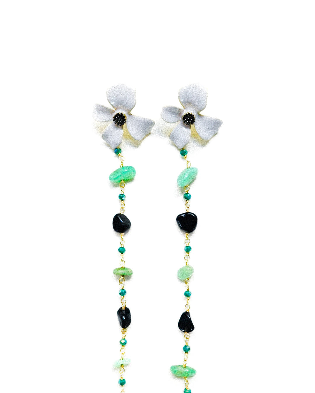 Emerald BlossomPoppy EARRINGS