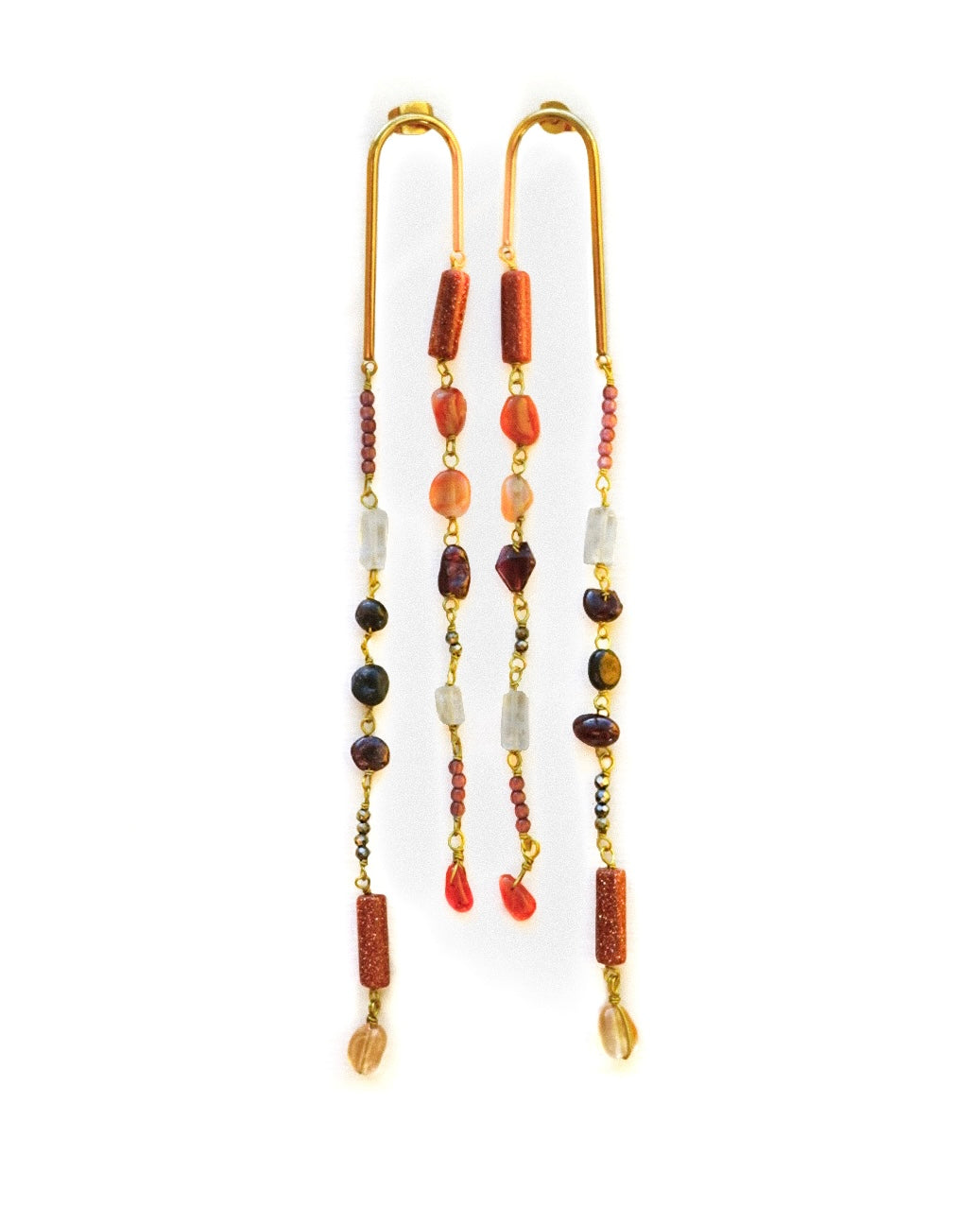 Fire Phoenix Cascade EARRINGS