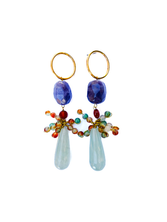Drizzle turquoise EARRINGS